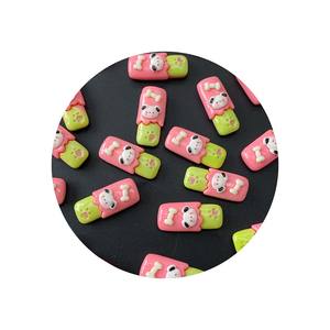 Mix Cartoon Résine Chocolat Bonbons Dos Plat Embellissements Lapin Ours Chat Cochon Chien Cabochons <span class=keywords><strong>Pour</strong></span> Artisanat Cheveux Arcs Center Decor - Product Image 3
