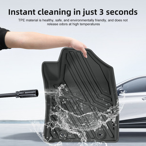 Alfombrillas de TPE de ajuste personalizado y protectores de respaldo de asiento para <span class=keywords><strong>Hyundai</strong></span> <span class=keywords><strong>KONA</strong></span> <span class=keywords><strong>Electric</strong></span> <span class=keywords><strong>2023</strong></span>-2025: impermeables, duraderas y antideslizantes - Product Image 3