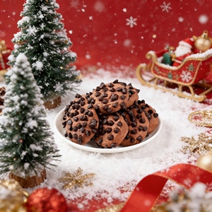 Biscuits aux pépites de <span class=keywords><strong>chocolat</strong></span> double, riches en pépites de <span class=keywords><strong>chocolat</strong></span> <span class=keywords><strong>noir</strong></span>, moelleux et croustillants, biscuits cuits, collation premium, vente en gros - Product Image 2