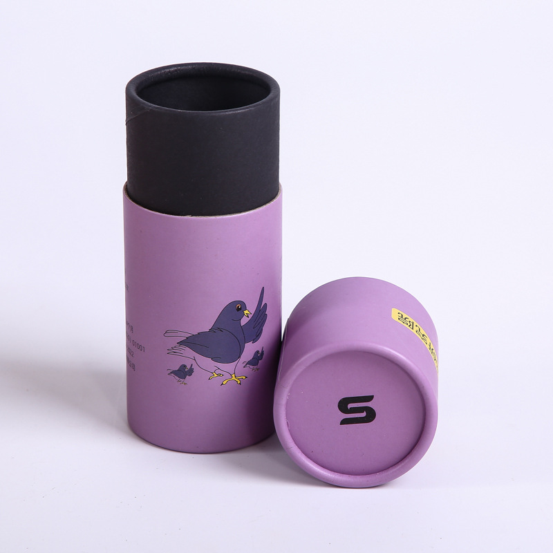 Various Color New Design Cylinder Cardboard Powder Container Paper Tube for Food Grade Paper Packaging