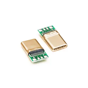 Conector usb macho para soldadura, e75 c48, para Samsung, xiaomi, Vivo, Huawei