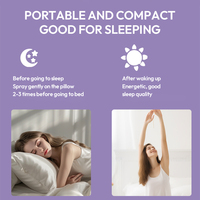 Spray de sommeil liquide naturel et écologique à l'huile essentielle de lavande pour adultes, pour une nuit réparatrice et apaisante sur l'oreiller