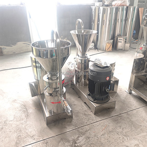 Broyeur colloïdal industriel en acier inoxydable DZJX, capacité personnalisée de 100 à 500 kg/h pour le broyage humide et <span class=keywords><strong>sec</strong></span> des arachides et des graines de sésame - Product Image 5