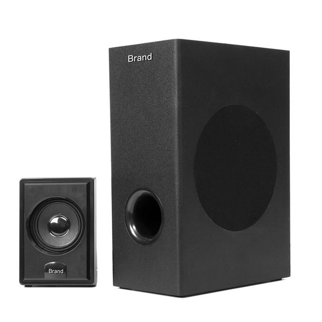 Passive Speakers 5 Inches Full Range Desktop HiFi Bookshelf Speakers Home Audio Wood Speaker
