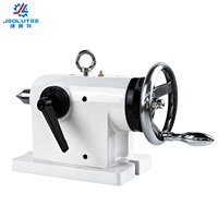 Table rotative CNC à 4 axes Jeolutee HT-135 robuste avec contre-pointe manuelle pour tour, haute précision, hauteur du centre 135 mm, Morse