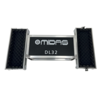 Boîtier de scène robuste sur mesure 3U Flight Case pour le stockage d'équipement d'amplification audio et de mixeur Midas DL32 avec mousse antichoc