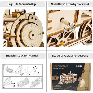 Robotime Rokr fai da te artigianato in legno LK701 muslim3d modello in legno giocattolo altri puzzle - Product Image 2