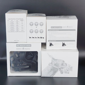 TPE 개 총구 소프트 나일론 애완 동물 총구 세트 보호대 개 큰 개 6 사이즈 - Product Image 3