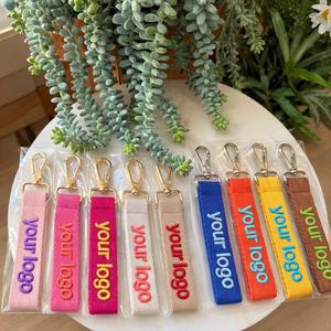 Porte-clés personnalisé avec logo brodé, idées de cadeaux d'entreprise pour les clients, cadeaux promotionnels et marketing d'entreprise - Product Image 2