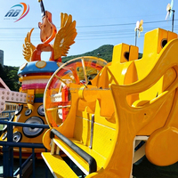 Juegos Mecánicos para Parques de Diversiones al Aire Libre, Atracciones Temáticas con Música y Luces LED