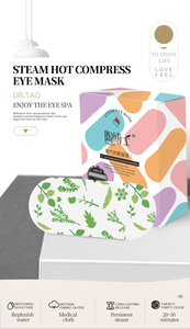 Masque pour les yeux jetable en coton de vente chaude patch de soin des yeux chauffant à la vapeur auto-chauffant pour l'utilisation des compagnies aériennes - Product Image 4