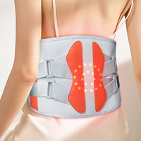Ceinture de massage électrique chauffante pour la taille, soutien lombaire vibrant, appareil portable de relaxation et de soin du dos