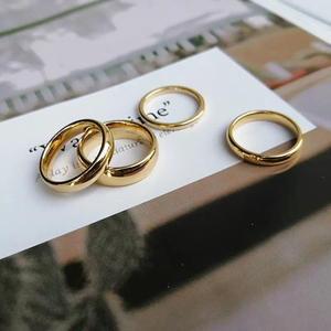 Mới Đến Đơn Giản 2Mm/4Mm/6Mm/8Mm <span class=keywords><strong>Tungsten</strong></span> Thép Vài Nhẫn 18K Mạ Vàng Trống <span class=keywords><strong>Tungsten</strong></span> Engagement Nhẫn Cưới - Product Image 4