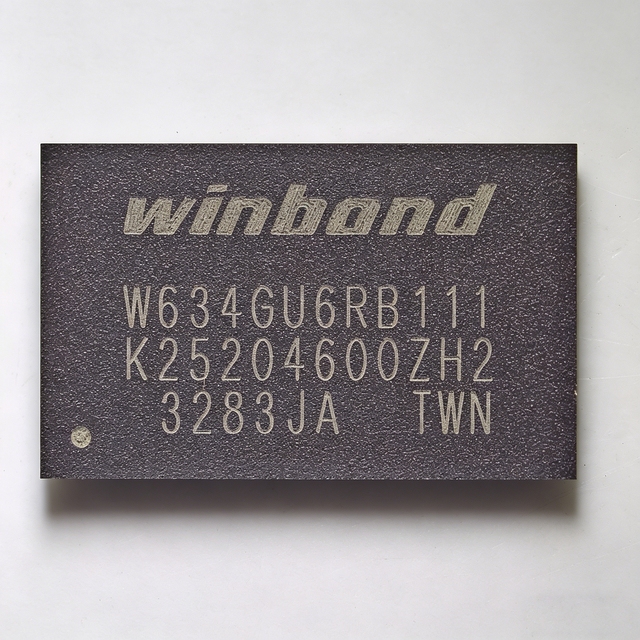 Original New W634GU6RB11I Memory IC 4Gbit DDR3L SDRAM 16Bit 96-VFBGA Industrial Grade Memory Chip
