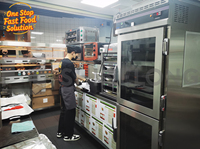 Shinelong Set peralatan dapur Makanan Cepat, peralatan ayam goreng solusi restoran Burger