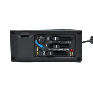 3波段原声吉他前置放大器EQ-505左手拾音器均衡器6.5毫米输出 - Product Image 3