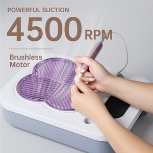 เครื่องอบเล็บยูวีแอลอีดี 3-in-1 กำลังสูง 120 วัตต์ พร้อมเครื่องตะไบเล็บไฟฟ้า และเครื่องดูดฝุ่นแบบไร้แปรงถ่าน 6 หัว - Product Image 1