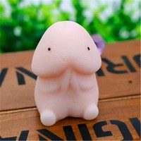 Mini jouet souple amusant à presser en forme de pénis, gadgets en forme de pénis, animaux moelleux, jouet de décompression, jouets anti-stress en forme de pénis, cadeaux