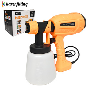 Pistolet pulvérisateur de peinture HVLP avec joints de nettoyage et de soufflage Tailles de buses et modèles de pulvérisation pour ponts, murs, portes, projets de bricolage - Product Image 2