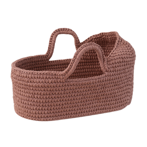 Nuohui colorido multifuncional ganchillo bebé cambiador cesta 100% algodón colorido hecho a mano cesta tejida para bebé - Product Image 5