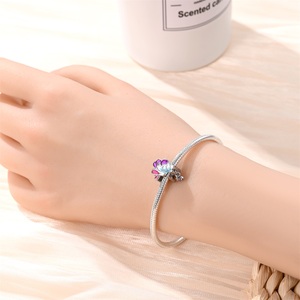 Hot Selling Luxury Designer <strong>Charm</strong> Bracelet Accessories Butterfly <strong>Charm</strong> Personalised Bead Cute <strong>Charms</strong> for Bracelet Making Jewelry - Product Image 2