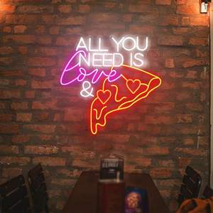 Letrero LED de Neón Personalizado TOP 10 para Interiores y Exteriores, Publicidad de Pizzerías, Logotipos, Decoración de Escuelas, Gran Venta - Product Image 5