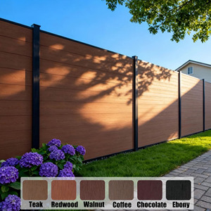 Panneaux de clôture <span class=keywords><strong>en</strong></span> composite <span class=keywords><strong>bois</strong></span>-plastique imperméables <span class=keywords><strong>en</strong></span> gros, planches <span class=keywords><strong>pour</strong></span> <span class=keywords><strong>jardin</strong></span>, matériau utilisé <span class=keywords><strong>en</strong></span> extérieur, clôture <span class=keywords><strong>en</strong></span> WPC <span class=keywords><strong>pour</strong></span> l'intimité - Product Image 2