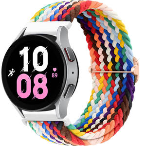 Correa Trenzada de 20mm 22mm para <span class=keywords><strong>Samsung</strong></span> Galaxy Watch 6 <span class=keywords><strong>5</strong></span> 4, Brazalete para Active 2, <span class=keywords><strong>Gear</strong></span> S3, Band 6 Classic 43mm 47mm, Correa de Nailon para Reloj Inteligente - Product Image 3