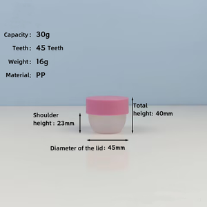 Pot à crème rond en PP portable de 150 ml, 200 ml, 300 ml, 500 ml, pot à crème pour les yeux, pot à <span class=keywords><strong>cire</strong></span> pour les cheveux, baume, récipient classique - Product Image 3