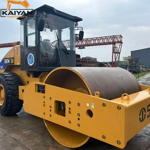 Rouleau compresseur vibrant à tambour unique SEM520 d'occasion de marque S-E-M de haute qualité, 20 tonnes, avec moteur et pompe pour le compactage de l'asphalte et du sol - Product Image 3