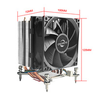 S4-90A CPU Cooler 4 Heatpipes Air Cooler for Intel LGA 1700 2011 115X 1200 Desktop Computer Cooling FanOEM ODM Heatsink Radiator
