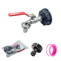 Connecteur de réservoir d'eau de 1/2 pouces Remplacer l'ensemble de robinet de tuyau d'arrosage