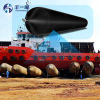 Airbag marin cylindrique flottant en caoutchouc conforme à la norme ISO, 8 couches, pour lancement de navires, airbag de débarquement en caoutchouc pour navires