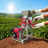 Machine à pulper les grains de café frais à haute efficacité, machine à décortiquer les fruits de café frais, machine à décortiquer les grains de café secs