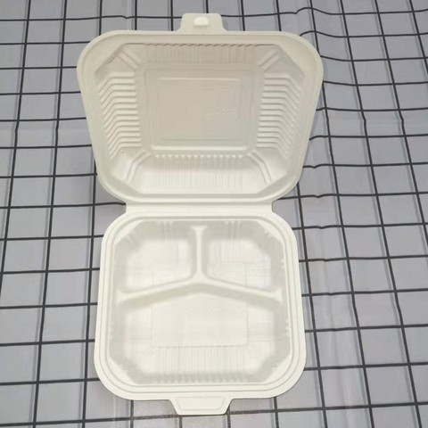 Boîtes de vaisselle et plateaux à gobelets biodégradables - Emballages alimentaires en amidon de maïs