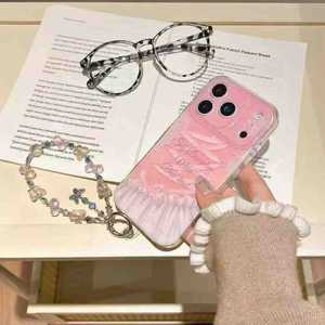 Custodia per <span class=keywords><strong>iPhone</strong></span> 17Promax con Fiocco Glitterato Rosa, Protezione Antiurto per <span class=keywords><strong>iPhone</strong></span> 16 15 14 <span class=keywords><strong>13</strong></span> - Product Image 6