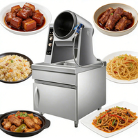 Wok Bermotor Daya Tinggi 5000W dengan Kumparan Tembaga Murni untuk Peralatan Memasak Katering Komersial dengan Kapasitas 3.5kg/jam
