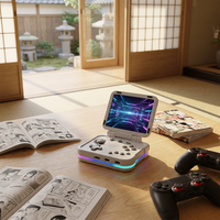 Console de jeu portable pliable GAMINJA, système Linux open source, batterie 3000 mAh, fournisseur d'usine prenant en charge les services OEM/ODM