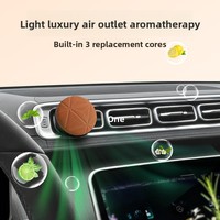 Diffuseur de parfum de luxe pour grille d'aération de voiture, longue durée, parfum léger, cartouche de recharge intégrée, accessoire décoratif, plus de 90 jours