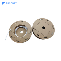FTTH LC/APC Full dirakit 4 core kotak Desktop kabel serat dengan kabel