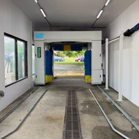 Système de lavage de voitures électrique entièrement automatique de nouvelle conception avec 5 brosses et sécheur à air haute efficacité à vendre