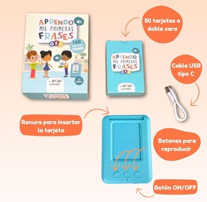 Cartes en <span class=keywords><strong>espagnol</strong></span> avec pictogrammes, cartes flash parlantes, stimulation linguistique et apprentissage des langues, jouet sonore - Product Image 3