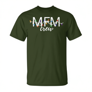 T-shirt de Noël Mfm Crew pour infirmière en médecine maternelle-fœtale, design de Noël - Product Image 2