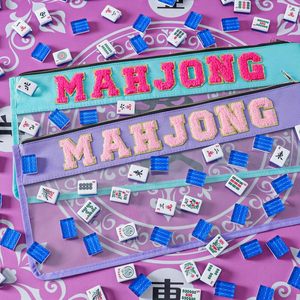 Borsa per Mahjong di Alta Qualità, Design Moderno e Lussuoso con Ricami, Materiale PVC Traspirante e Impermeabile - Product Image 2