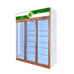 Réfrigérateur commercial à porte vitrée pour boissons, vitrine verticale avec éclairage LED, présentoir de boissons pour supermarché - Product Image 3