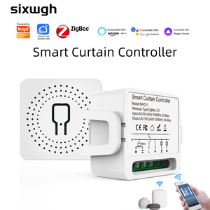 Sixwgh thông minh Rèm điều khiển ZigBee 3.0 hoạt động Alexa/Google/cuộc sống thông minh AC 100-240V cơ giới Rèm Shades Android App - Product Image 2
