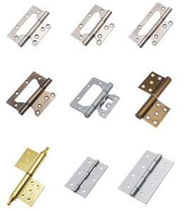 Charnières <span class=keywords><strong>de</strong></span> <span class=keywords><strong>porte</strong></span> modernes industrielles en forme <span class=keywords><strong>de</strong></span> drapeau, amovibles, pour soudure, à deux volets, en aluminium et fer, haut <span class=keywords><strong>de</strong></span> gamme - Product Image 2