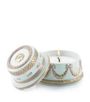 Pot à bougie en céramique de luxe avec couvercle, récipient décoratif pour parfum, style palais vintage, décoration d'intérieur, cadeau de mariage, vente en gros ODM
