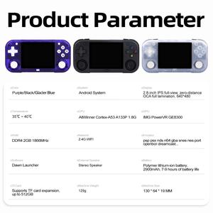 Mini <span class=keywords><strong>Zero</strong></span> 28 classico portatile Console di gioco 2.8 'schermo portatile Retro Console di gioco Android Linux sistema Pocket Game Player - Product Image 6