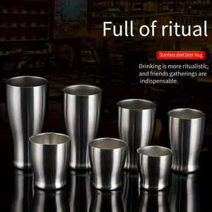 Double Wall Insulated 304 Stainless Steel Tumbler <b>Large</b> Capacity Portable Coffee Mug Outdoor Travel Party Beer Milk <b>Tea</b> Beverage - Product Image 2